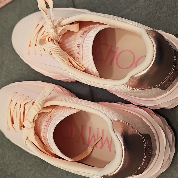 Jimmy Choo Women's Pink Sneakers - Picture 8 of 10